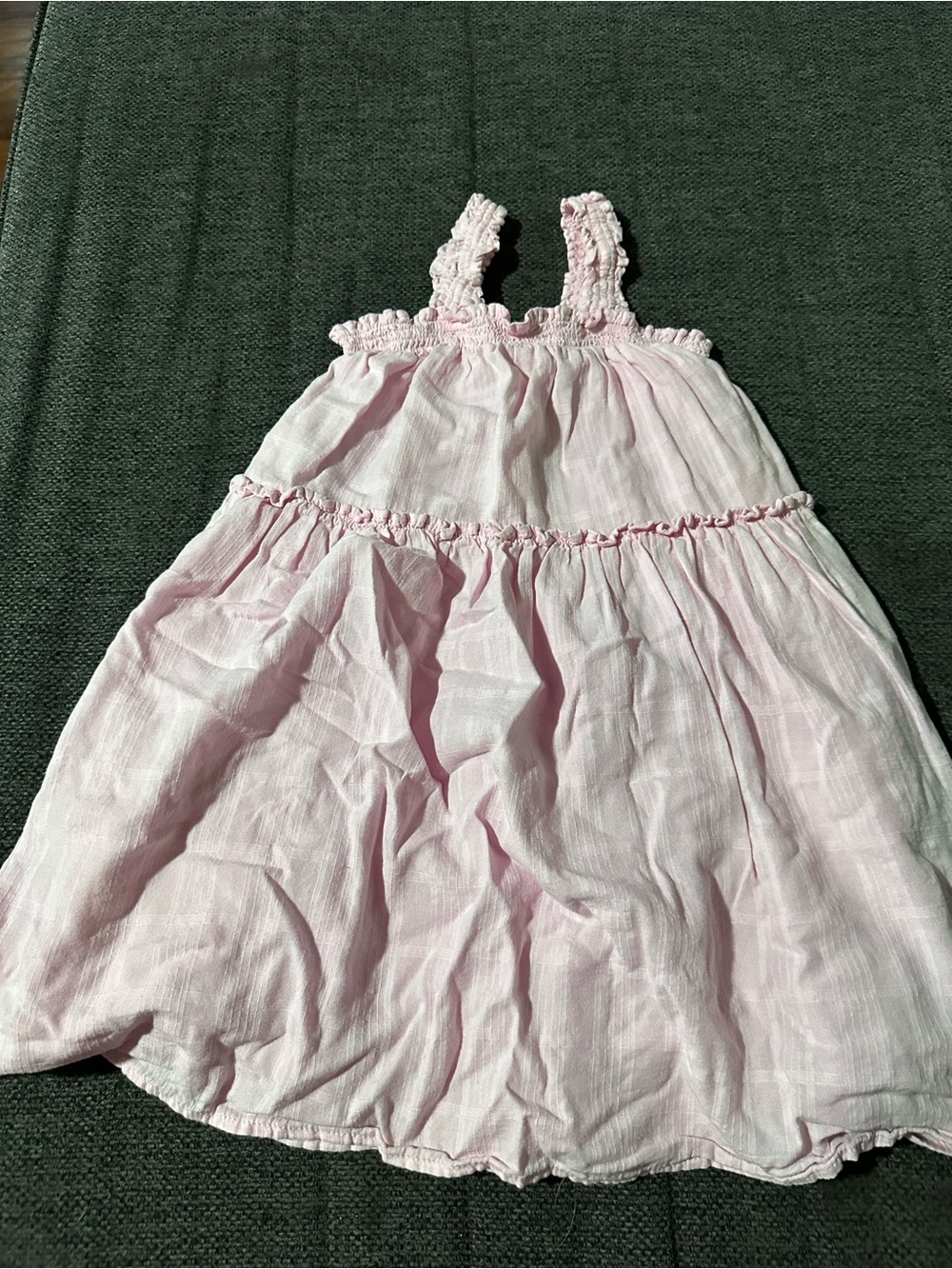 Old Navy Light Pink Tiered Sundress with Ruffled Straps